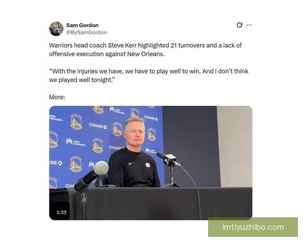 科尔谈梅尔顿拇指伤困扰第三节表现再次失常